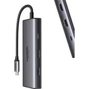 Hub Usb Ugreen Cm498 1X Usb-C Pd 2X Hdmi  Usb-A 3.0 15852 6941876218523 Joinedit53198292