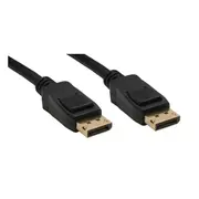 Inline Displayport Kabel 3M - black  17103P Zudp-008 kabelis video audio