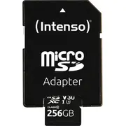 Intenso microSDXC  256Gb C10 Uhs-I Professional Adapter 3433492 atmiņas karte