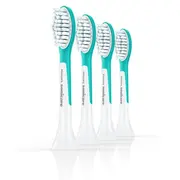 Jaunums Sonicare for Kids zobu birstes uzgalis  4 gab 7 gadi Hx6044/90 Phihx604490 mutes higiēnai