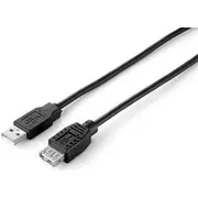 Kabel Usb Equip Przedluzacz 2.0 mesko-zenski 3M  czarny 128851 kabelis