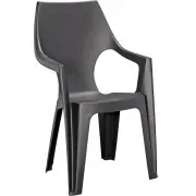 Keter Darza kresls Dante High Back peleks 29187057939  8711245130682 Dārza mēbeles