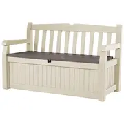 Keter Uzglabāšanas sols Eden Garden Bench 265L bēšs 29190198580  7290103653422 R41450 Dārza mēbeles