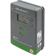 Ladowarka solarna Qoltec Solarny regulator ladowania Mppt z czujnikiem temperatury  20A 12V / 24V Lcd 2 x Usb 53661 5901878536613 Joinedit63611407