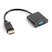 Lanberg Ad-0002-Bk cable interface/gender adapter Displayport Vga Black  Ad 0002 Bk adapteris