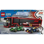 Lego City F1 sunkvežimis su Rb20 ir Amr24 automobiliais 60445 5702017812519  Joinedit68450550 konstruktors