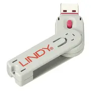 Lindy Usb Port Blocker Pink -Key  Other products 4002888406208 40620 kabelis