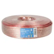 Logilink Lautsprecherkabel  2X2.50 mm2 50 m transparent Ca1085 kabelis video audio