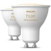 Philips Hue -Led-Alylamppu  Bt White ambiance Gu10 4 2 W 2-Pack 929003666702