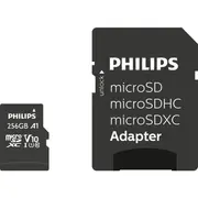 Philips Microsdhc 256Gb class 10/Uhs 1  Adapter Fm25Mp45B Fm25Mp45B/00 atmiņas karte
