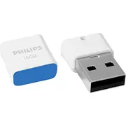 Philips Usb 2.0  16Gb Pico Edition Blue Fm16Fd85B/00 Flash atmiņa