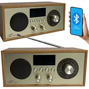 Radio przenosne Brda Fm/Bt/Usb akum.2200mAh 10W ladowanie indukcyjne telefonu jasny braz/zlote Lxltc511Bj 5902270791037  Joinedit70812475 radio radiopulksteņi