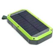 Realpower Powerbank Pb-10000 Solar  schwarz 10.000Mah 405379 mobilā uzlādes iekārta