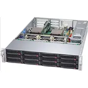 Server casing Rack Supermicro  Cse-826Bac4-R1K23Wb Black color Cse 826Bac4 R1K23Wb Datora korpuss