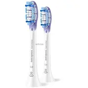 Sonicare G3 Premium Gum Care Standard zobu birstes uzgalis  2Gab balts Hx9052/87 mutes higiēnai