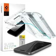 Spigen Glas.tr Ez Fit Tempered Glass for iPhone 15 Plus / 16  Agl06887 153061 153061-Uniw 8809896752107 tR Hd 1 Pack transparency - aizsardzība ekrānam mobilajiem telefoniem