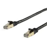 Startech 7M Cat6A Ethernet Cable Black - Shielded Copper Wire  6Aspat7Mbk komutators