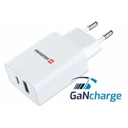 Swissten Gan Tīkla Lādētājs Pd 30W Usb-C / Usb  22037000 iekārtas lādētājs