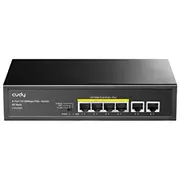 Switch Fs1006P 6Xfe 4Xpoe 65W  komutators