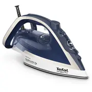 Tefal Ultimate Pure Fv6812E0 iron Steam 2800 W Blue  Silver Gludeklis