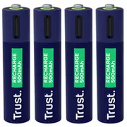 Trust Usb-C rechargeable Aaa batteries  4 gab. 25671 8713439256710 Cepeškrāsns