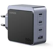 Ugreen Nexode S 100W 4-Port Gan Fast Charger Eu grey  6941876230433 35043 Ugreen/35043 iekārtas lādētājs