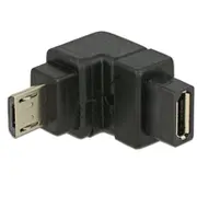 Usb Adapter Delock micro B - St/Bu 90  unten 65668