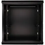 Wall cabinet rack 12U 600X450 black glass door  Ex.7263