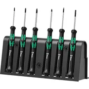 Wera 2050/6 for electronic applic. screwdriver set  Rack 5030181001