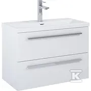 A857970806 / Roca Kwadro Szafka Lazienkowa 80 Cm Z 2 Szufladami  Do Kompletacji Umywalka Hebe Bialy Polysk Zamiennik 166713 14013468 8445662008490 Joinedit63607039