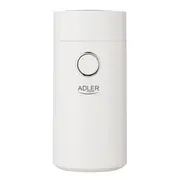 Adler  Coffee grinder Ad4446Wg 150 W beans capacity 75 g Lid safety switch White 5903887800440 Ad 4446 white gold 4446Wg Kafijas dzirnaviņas