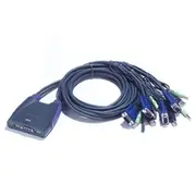 Aten Cs64Us 4-Port Usb Kvm Switch  Speaker Support 0.9/1.2M cables At komutators