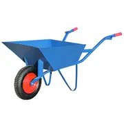 Awtools Wheelbarrow 85L/2 0Mm Blue  Aw00032