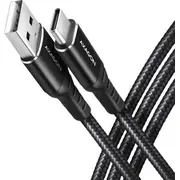 Axagon Bucm-Am15Ab cabl e Usb-C Usb-A  1.5M Bucm Am15Ab Usb kabelis