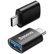 Baseus Ingenuity Usb-C to Usb-A adapter Otg Black  6932172605643 Zjjq000001 92270-Uniw