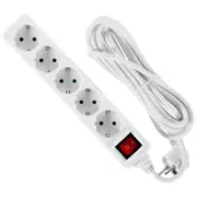 Bellight Bl-G05S-5  Pagarinatajs 5Z 5M 5901854565477 elektrības pagarinātājs