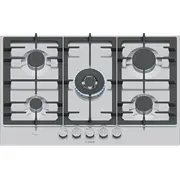 Bosch Serie 6 Pcq7A5I90 plyta kuchenna Stal nierdzewna Wbudowany 75 cm Gaz 5 strefy 4242005437849  Joinedit76221989
