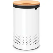 Brabantia Laundry Bin veļas grozs  60L Cork Lid - White 104404 8710755104404 920004920