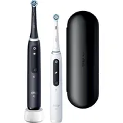 Braun Elektriskās zobubirstes  Matt BlackQuite White Iog5D.2J6.2K 4210201428695 4210201421900 iO Series 5 Duo Black/White Io5 mutes higiēnai