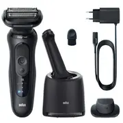 Braun Series 5 52-N7200Cc Foil shaver Trimmer Black 4987176183385  Vīriešu skuveklis