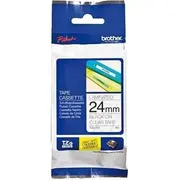 Brother Tze-151 Tape 24Mm x 8M Black on Clear Replacement  5902751219951 Zbr-Tze151