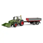 bruder 02182 Fendt Vario 211 mit Frontlader und Bordwandanhanger 4001702021825  Gxp-882722