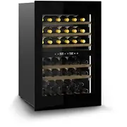 Caso  Wine Cooler Winedeluxe Wd 41 Energy efficiency class F Built-In Bottles capacity Black 4038437077148 Vīna skapji