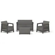 Darza mebelu komplekts Scandi Linea 2 Seater Set peleks 8711245162836  Dārza mēbeles