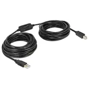 Delock 82915 Kabel Usb-A auf Usb-B Usb 2.0 Typ A Stecker B 11M black  kabelis
