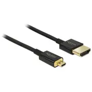 Delock 84788 Hdmi Kabel Hdmi-A Stecker auf Hdmimicro-D 3D 4K 0.5M  kabelis vads