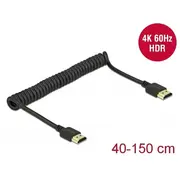 Delock 84967 Hdmi cable 1.5 m Type A Standard Black 4043619849673  kabelis video audio