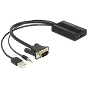 Delock Vga to Hdmi Adapter with Audio  De 62597 karte