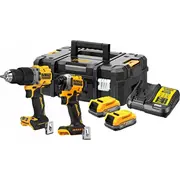 Dewalt Instrumentu komplektsDCD800DCF850 18V 2X1.7Ah Tstak  Dck2051E2T Qw Bd-Dck2051E2T