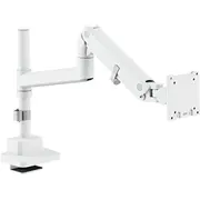 Digitus Desk Mount  Da-90476 Single Monitor Height tilt pivot rotation depth 57 Maximum weight Capacity 27 kg White Da 90476 Tv stiprinājums